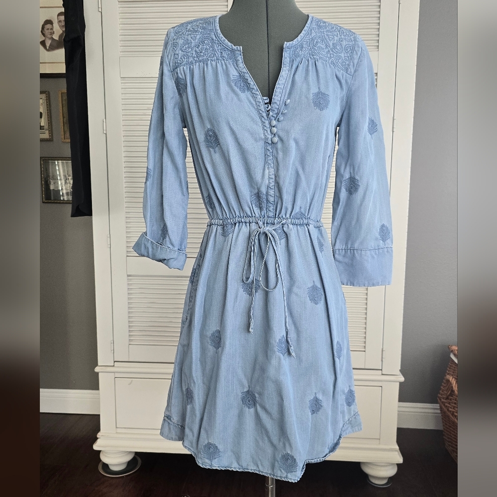 HOLDING HORSES Light Blue Mini Dress - Picture 6 of 15